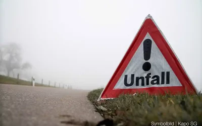 Haag SG – Zwei Verletzte nach Verkehrsunfall