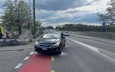 Chur SG – Velofahrerin wird durch Kollision verletzt