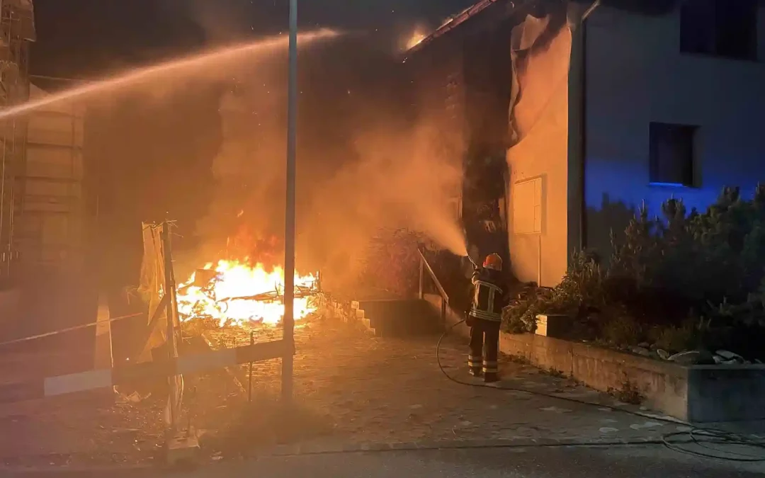 Bonaduz GR – Grosser Sachschaden nach Brand
