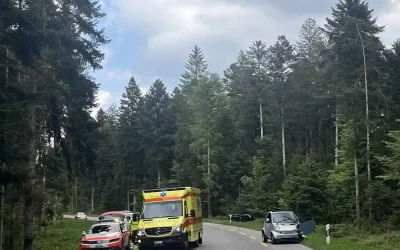 Schwarzenbach BE – Zwei Verletzte bei Frontalkollision