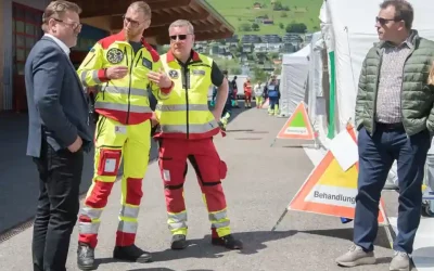 Nidwalden NW – Sanitätshilfsdienste von Nidwalden und Uri proben den Ernstfall