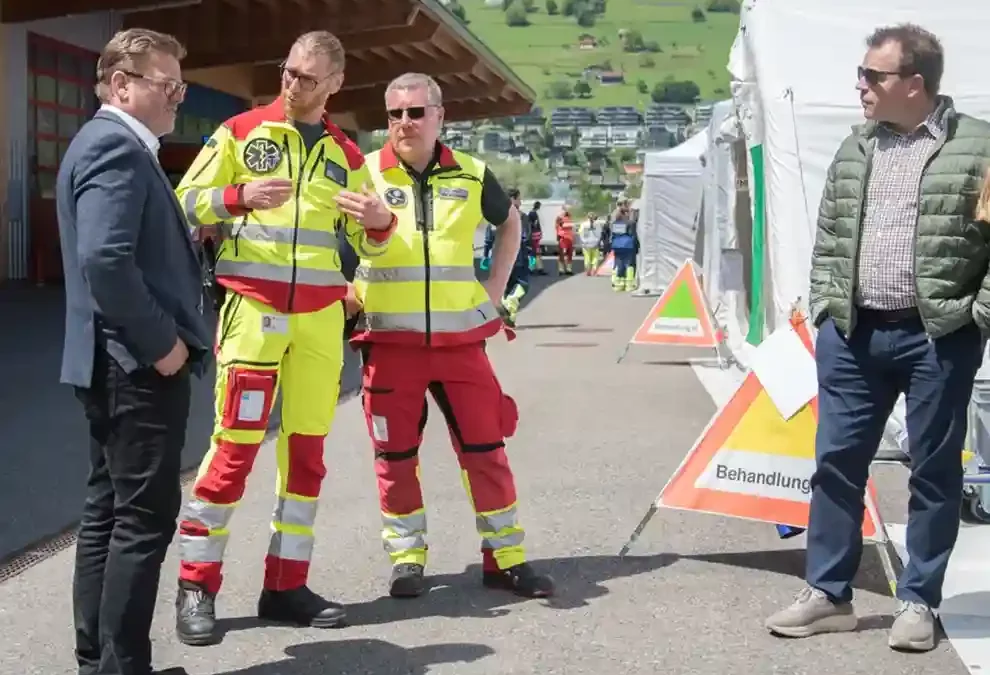 Nidwalden NW – Sanitätshilfsdienste von Nidwalden und Uri proben den Ernstfall