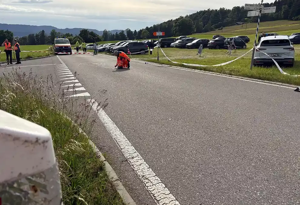 Meilen ZH Kollision zwischen zwei Velos fordert Schwerverletzte