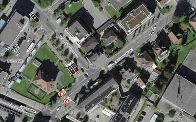 Testbetrieb mit Ampeln bei Verzweigung in Stans NW startet am 19. Mai