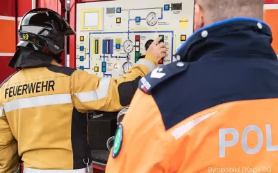 St.Gallen SG – Brand in Industriebetrieb