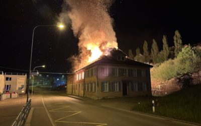 Brand in Herisau AR
