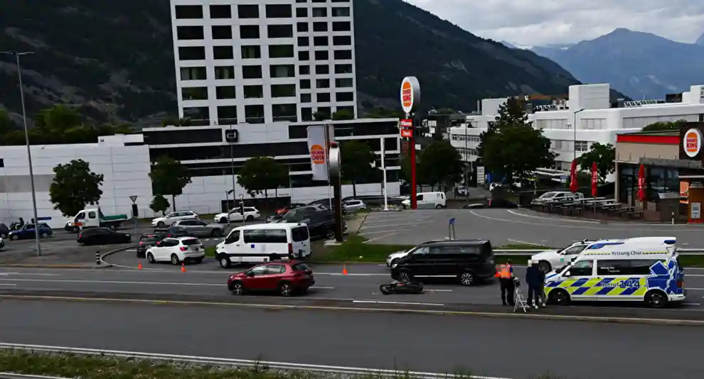 Stadt Chur GR – Verletzter Motorradfahrer nach Auffahrunfall