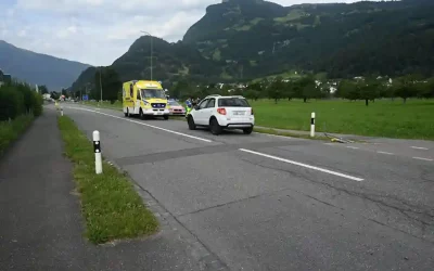 Trübbach SG – Fussgängerin bei Unfall verletzt