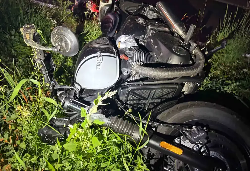 Eggersriet SG – Unfall zwischen Motorrad und Kleinmotorrad