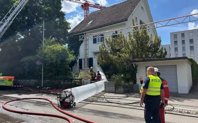 Bülach ZH – Brand in Einfamilienhaus