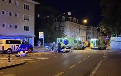 Betrunkene Autofahrerin rammt Roller BS – Führerflucht