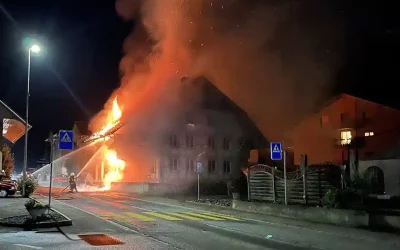 Ursenbach BE – Brand in Gebäude