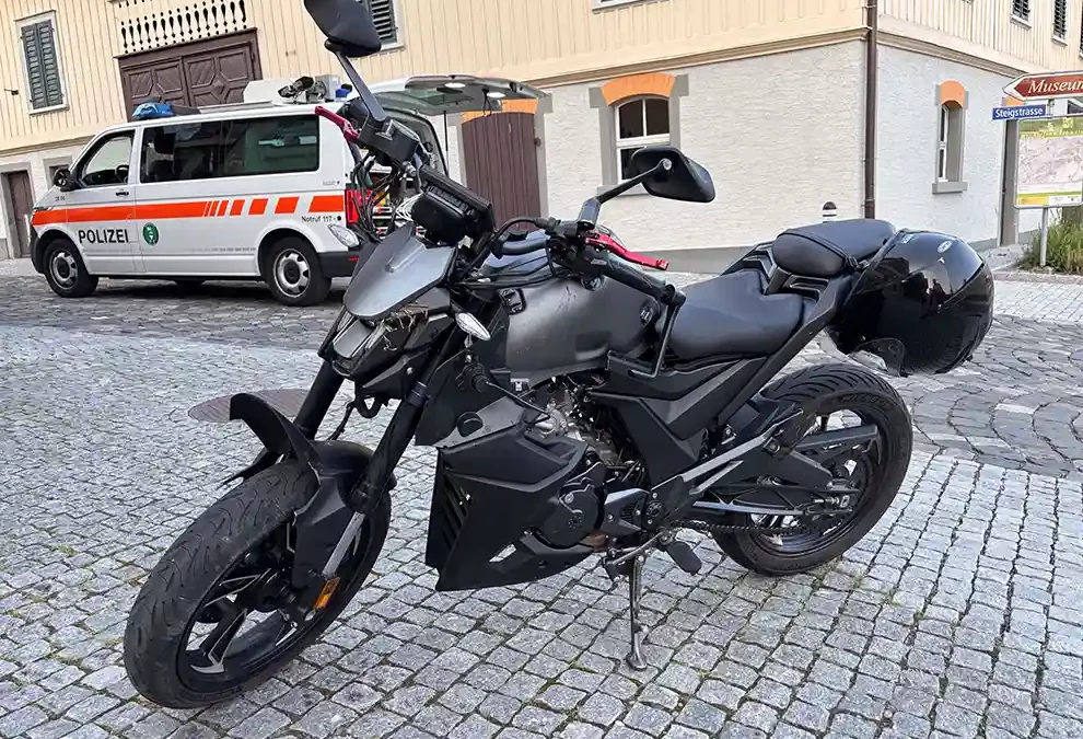 Balgach SG – Verkehrsunfall zwischen zwei Motorräder
