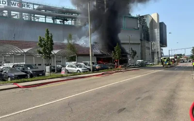 Winterthur ZH – Brand in Autogarage fordert Leichtverletzten