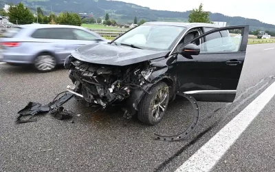 Widnau SG – Selbstunfall auf Autobahn